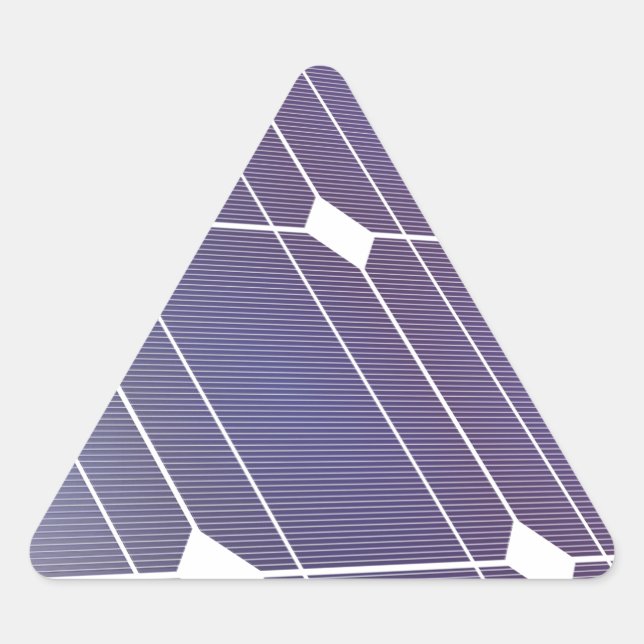 Solar panel triangle sticker (Front)