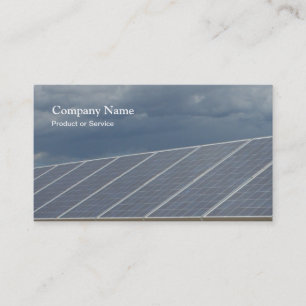 Solar panels business card