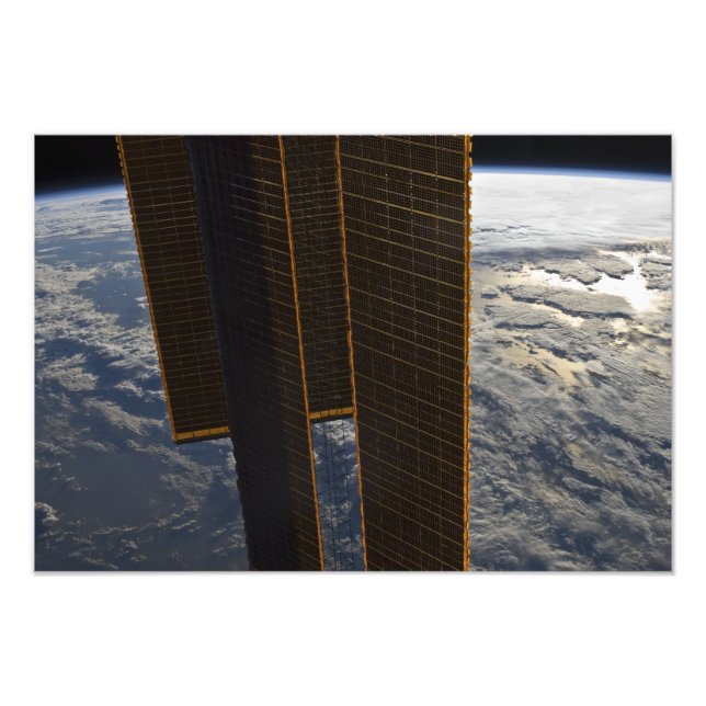 Solar panels of the International Space Station Photo Print (Front)