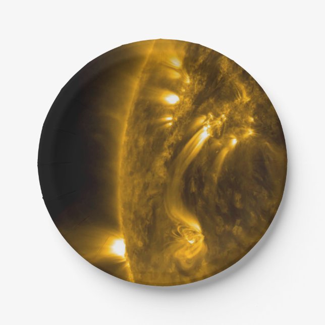 Solar Plasma Paper Plate (Front)
