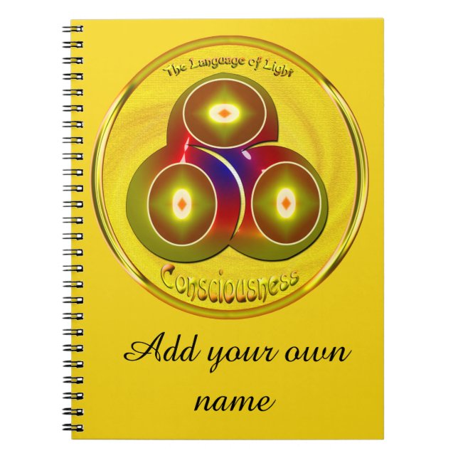 Solar Plexus Chakra - Consciousness Notebook (Front)