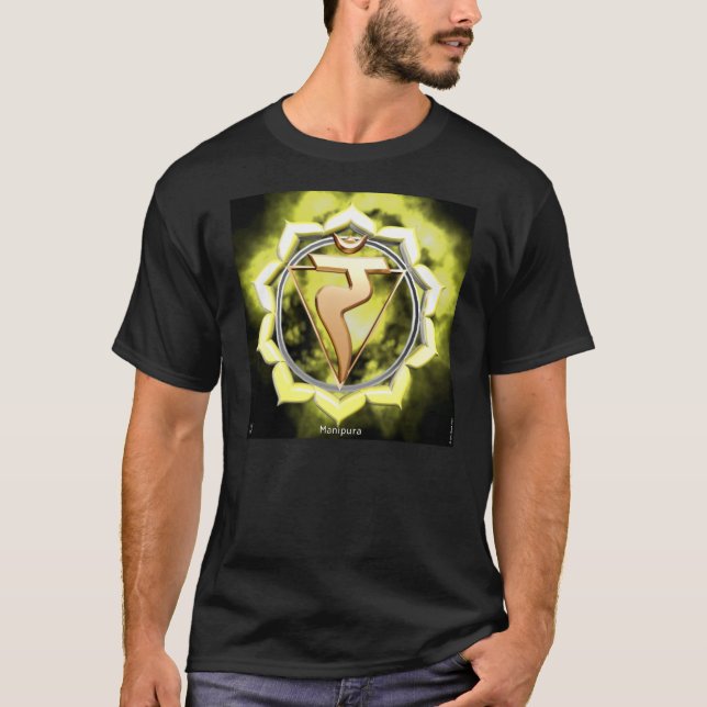 Solar Plexus Chakra Dark T-Shirt (Front)