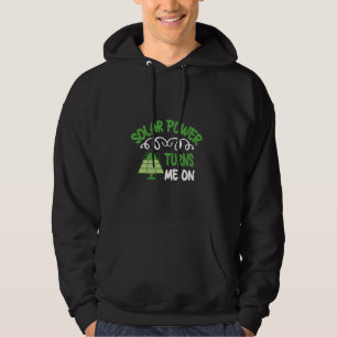 Solar Power Energy Funny Saying PV Panel Hoodie