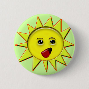 Solar Power Gifts and Promotional Products T-shirt 6 Cm Round Badge