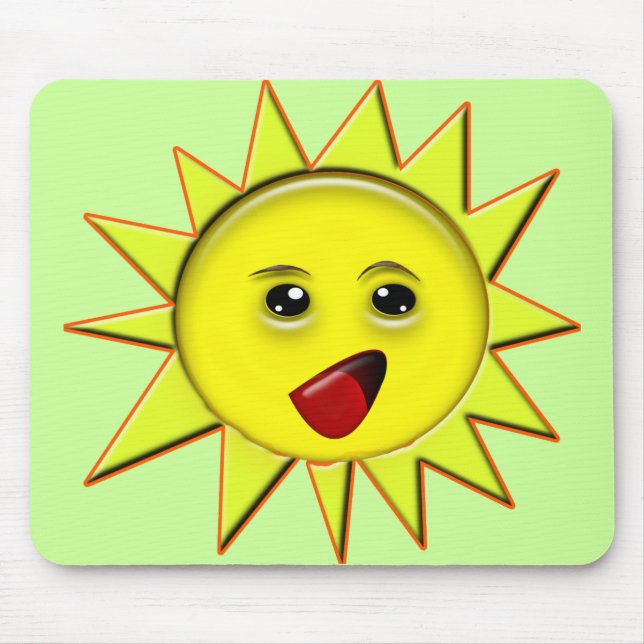 Solar Power Gifts and Promotional Products T-shirt Mouse Pad (Front)