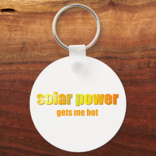 Solar Power Hot! Key Ring