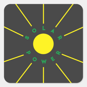 Solar Power Sticker