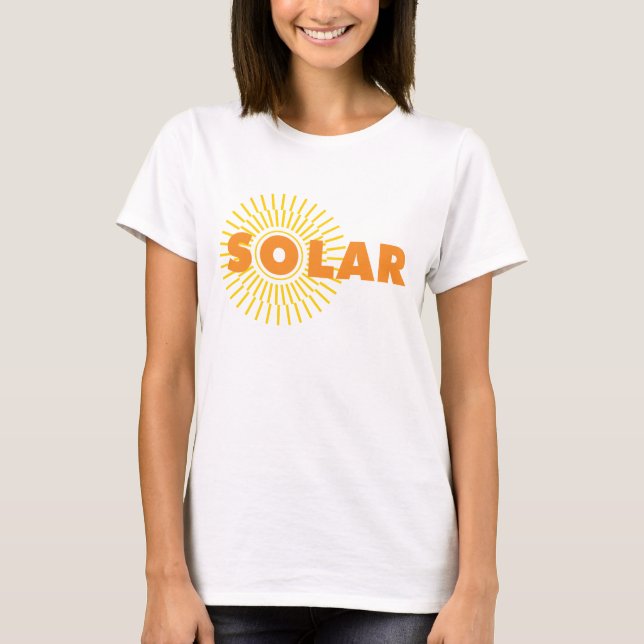 Solar Power Sun T-Shirt (Front)