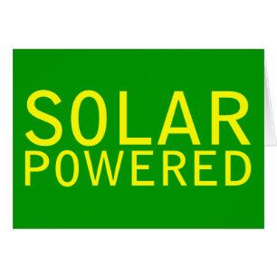 solar powered