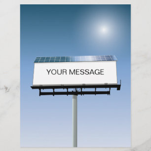Solar Powered Billboard Flyer