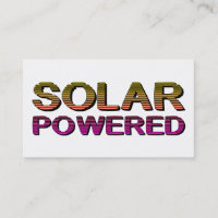solar powered