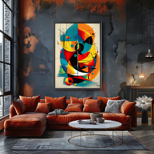 Solar Refrain – Mid-Century Bauhaus Flow Wall Art