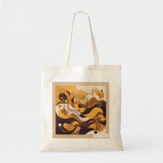 Solar Renacer Abstract Tote Bag