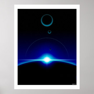 Solar Scene Poster