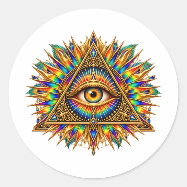 Solar Sentinel Eye Sticker (Front)