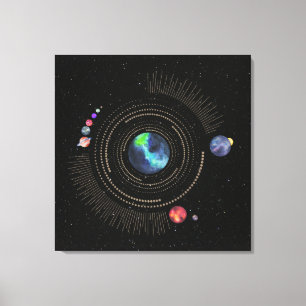 Solar Sistem  Canvas Print