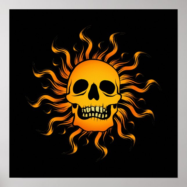 Solar Skull Poster (Front)
