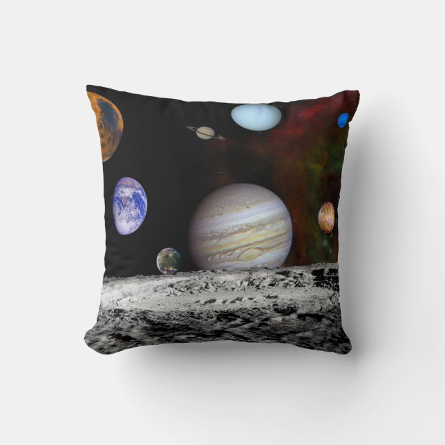 Solar Space System Planets Cushion (Front)