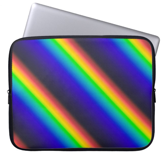 Solar Spectrum Diagonal Laptop Sleeve (Front)