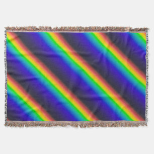 Solar Spectrum Diagonal Throw Blanket