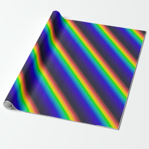 Solar Spectrum Diagonal Wrapping Paper