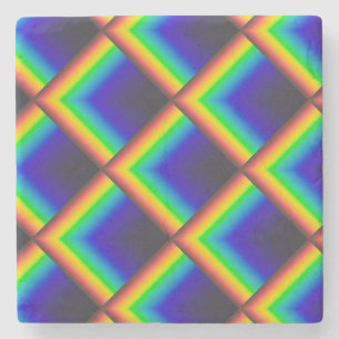 Solar spectrum scales stone coaster