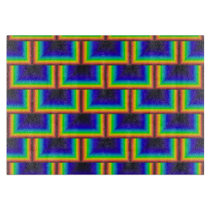 Solar spectrum square scales cutting board