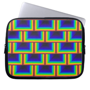 Solar spectrum square scales laptop sleeve