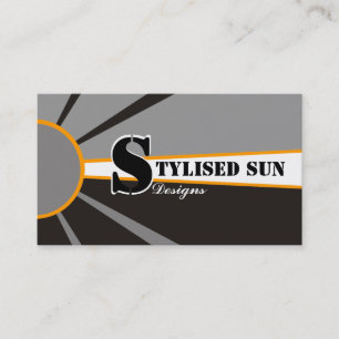 Solar/sun Energy/Power Alternative Sources Business Card