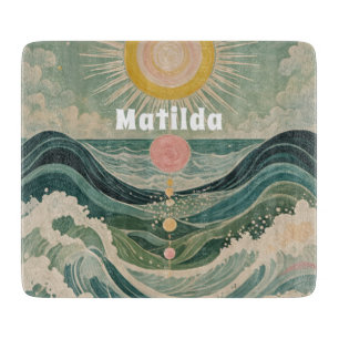 Solar Surge Personalised Cutting Board