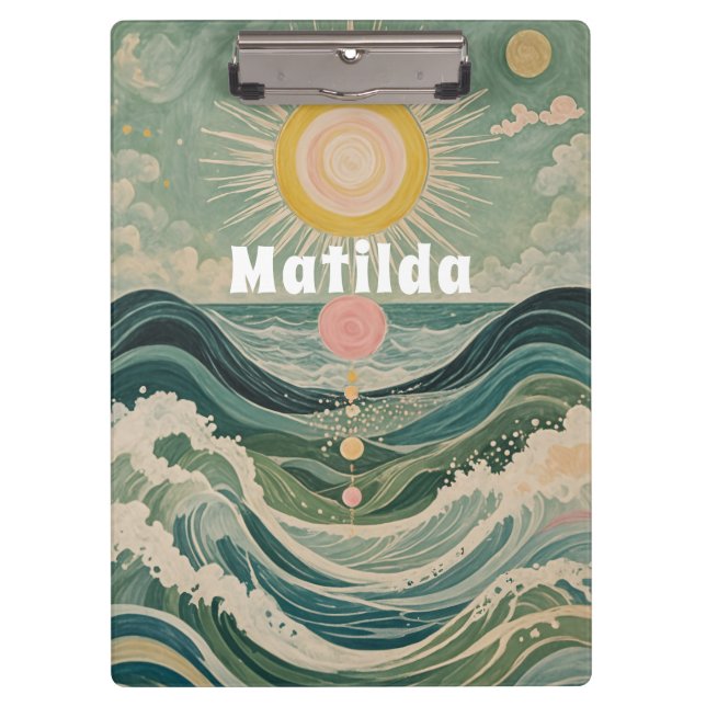 Solar Surge Personalized  Clipboard (Front)