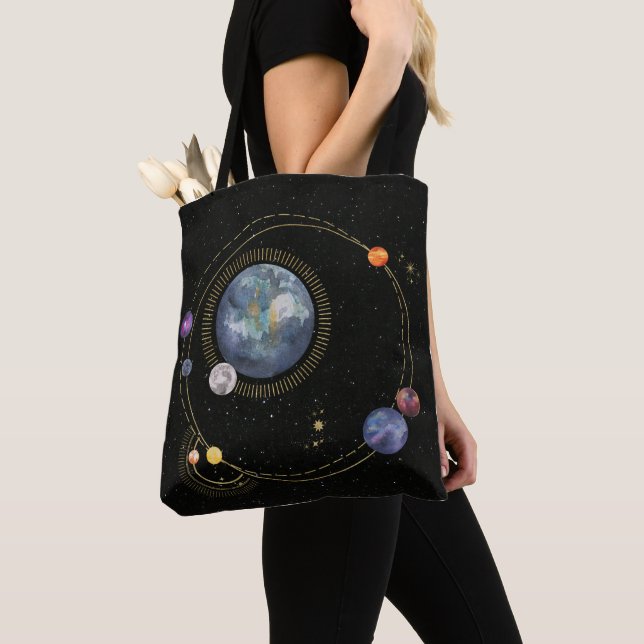 Solar System.3 Tote Bag (Close Up)