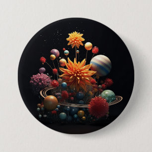 Solar System 7.5cm Round Badge
