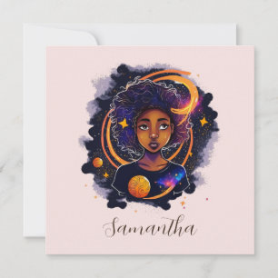 Solar System Afro Woman
