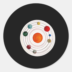 Solar System Art Sticker