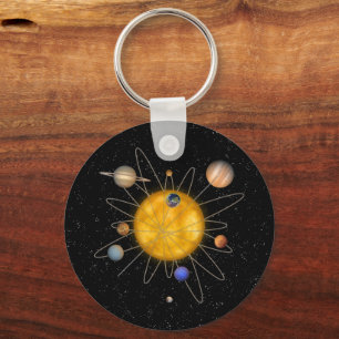 Solar System Atom -  Key Ring