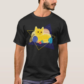 Solar System Cat T-Shirt