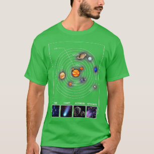 Solar System  Cool Astronomy Scientist Gift  T-Shirt