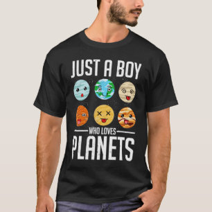 Solar System Cute Planets Boys Space Science Astro T-Shirt