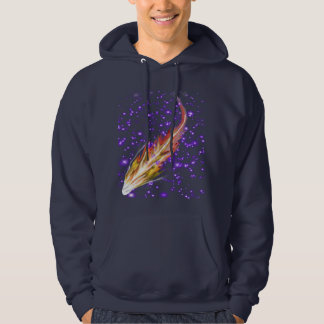 Solar System Design Hoodie With Stars