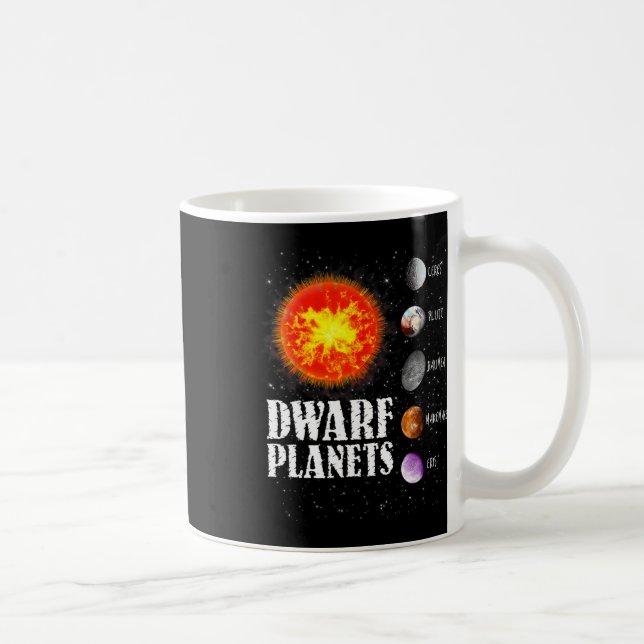 Solar System - Dwarf Planets Gift T Shirt  Coffee Mug (Right)