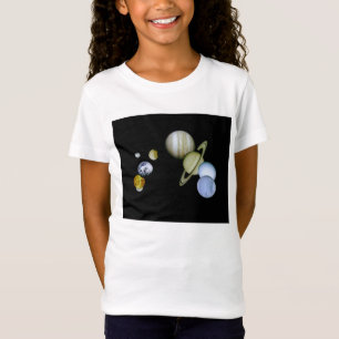 Solar System Girls Baby Doll Space Science gift T-Shirt