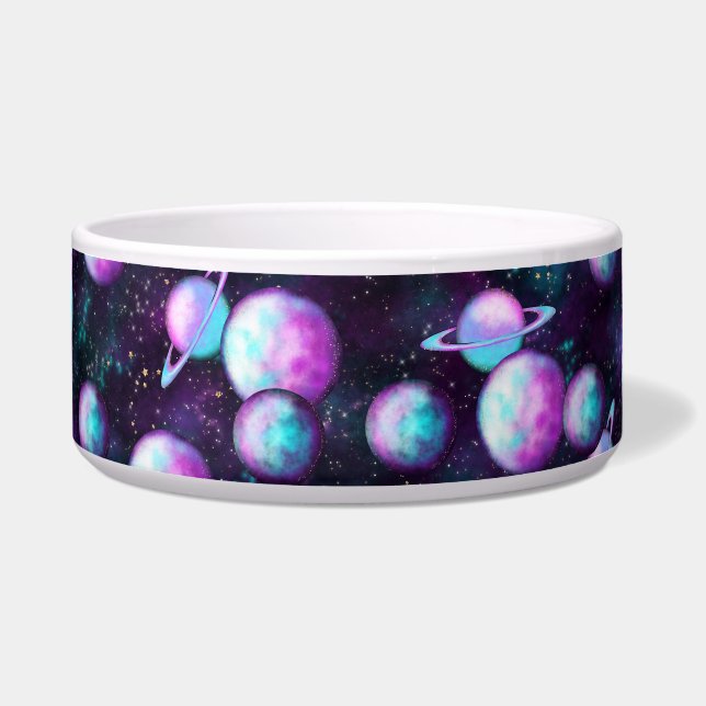 Solar System Glow | Cosmic Blue Purple Pink Planet (Front)
