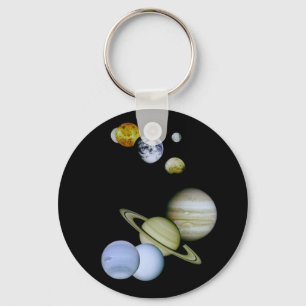 Solar System Keychain - Space/Astronomy Science