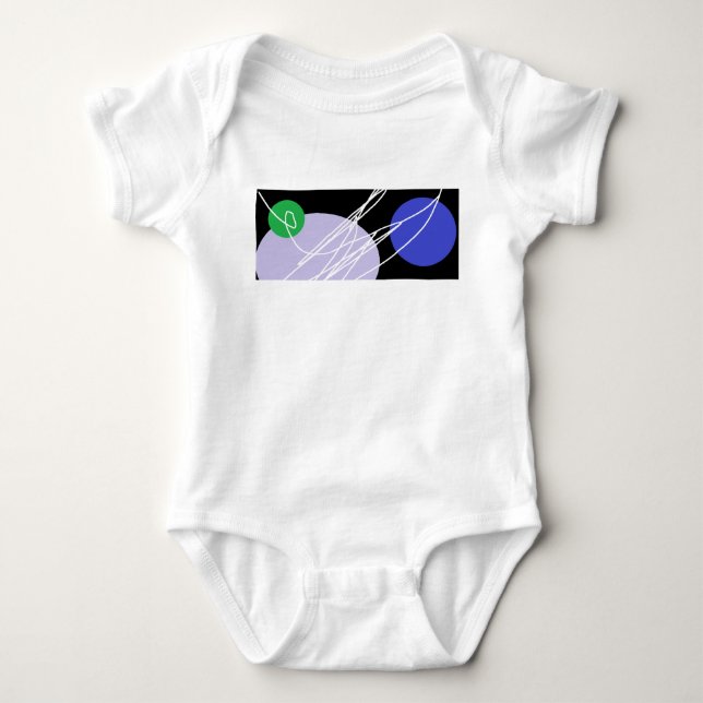 Solar system kids baby bodysuit (Front)