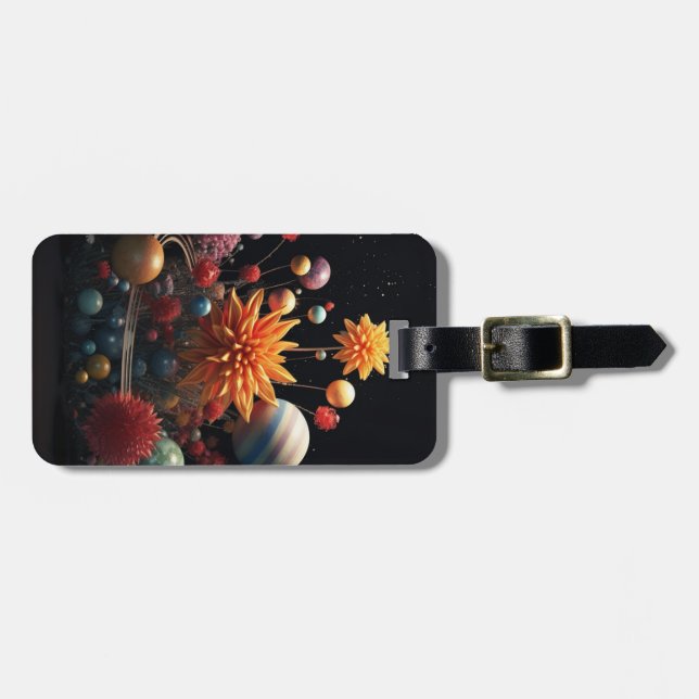 Solar System Luggage Tag (Front Horizontal)