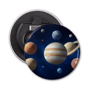 Solar System Montage Bottle Opener