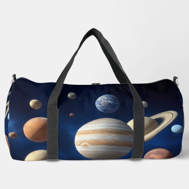 Solar System Montage Duffle Bag (Front)