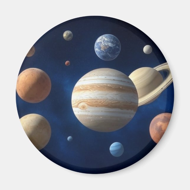 Solar System Montage Magnet (Front)