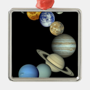 Solar System Montage Metal Tree Decoration